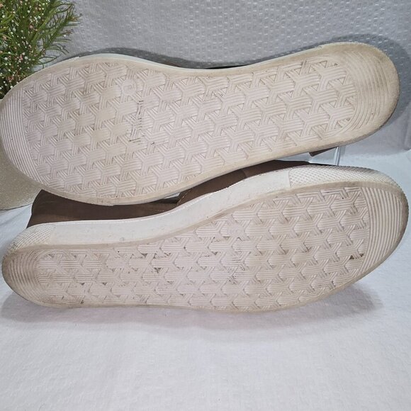 OUTWOODS LIBERTY WEDGES BROWN TAUPE COLOR WOMENS SIZE 9 EUC - Picture 10 of 10